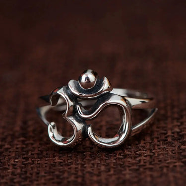 Sacred Om Silver Ring-Your Soul Place